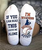 Houston Astros Socks Funny Birthday Gift Baseball Team Game