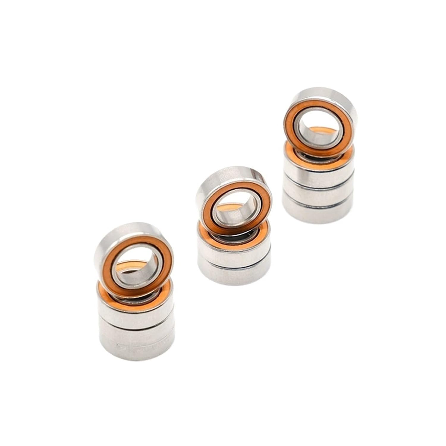 5PCS SMR137RS CB 7X13X4 mm Ceramic Bearing ABEC-7 Miniature RC Motor SMR137RS CB Ball Bearings Ceramic Si3N4