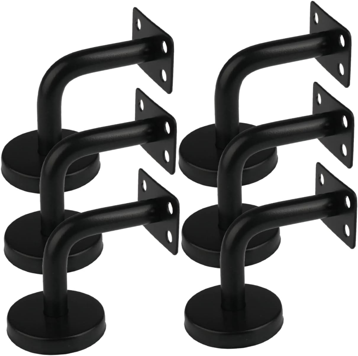 TOYANDONA 6pcs Stainless Steel Handrail Bracket and Sturdy Railing Support for Staircase Easy to Install Wall-Mounted Column Bracket for Decoration
