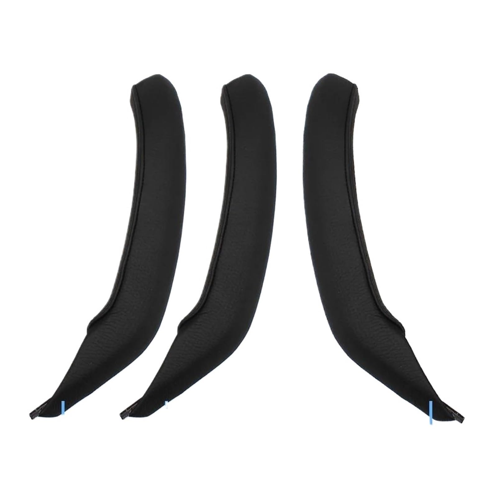 JYUTDW Inner Door Handle Car Door Interior Handle Accessories for BMW for X3 X4 F25 F26 2010-2016(RHD 3PCS Black)