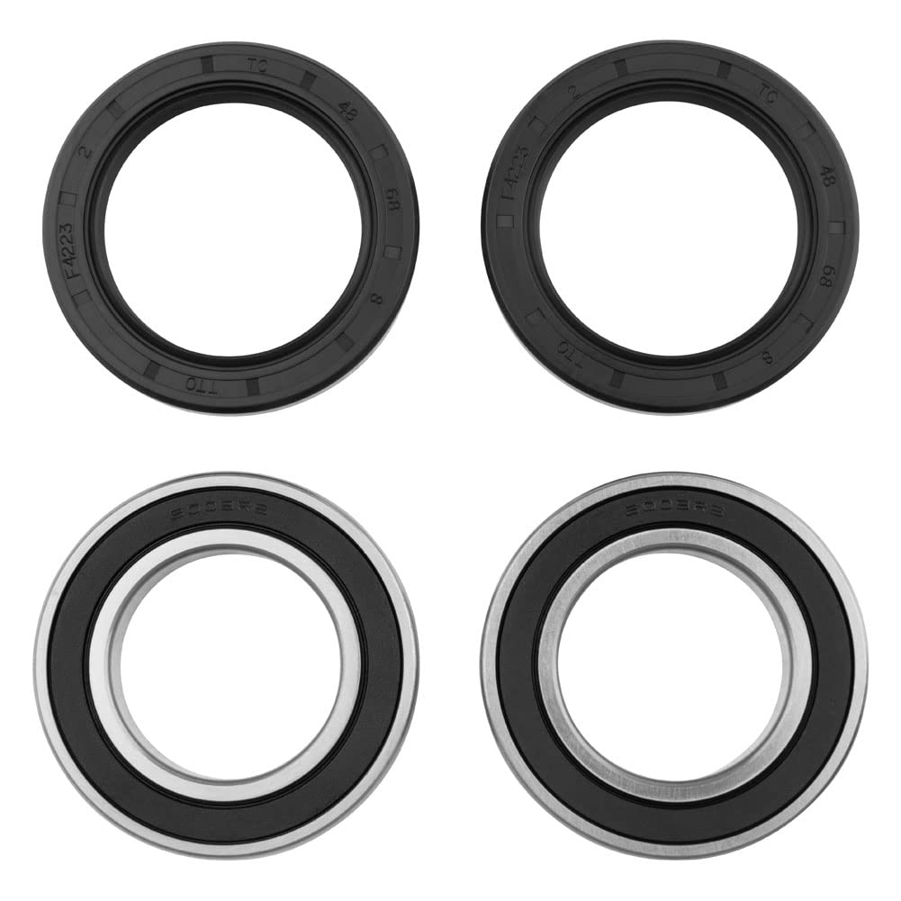 Tusk Kit de rodamientos y sellos de eje trasero compatible con Yamaha Warrior 350 1987-2004