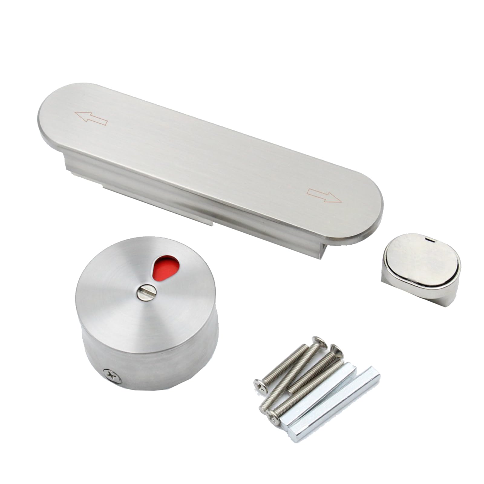 Serrure de porte de salle de bain avec indicateur libre engagé argent