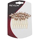 Revlon Antique Comb for Hair, Gold Amber, Rv3037