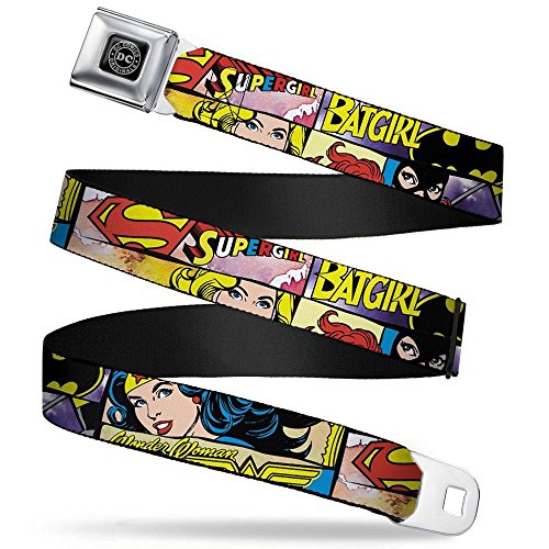Cinturón con hebilla de seguridad Buckle-Down de Batgirl con diseño premium de paneles retro