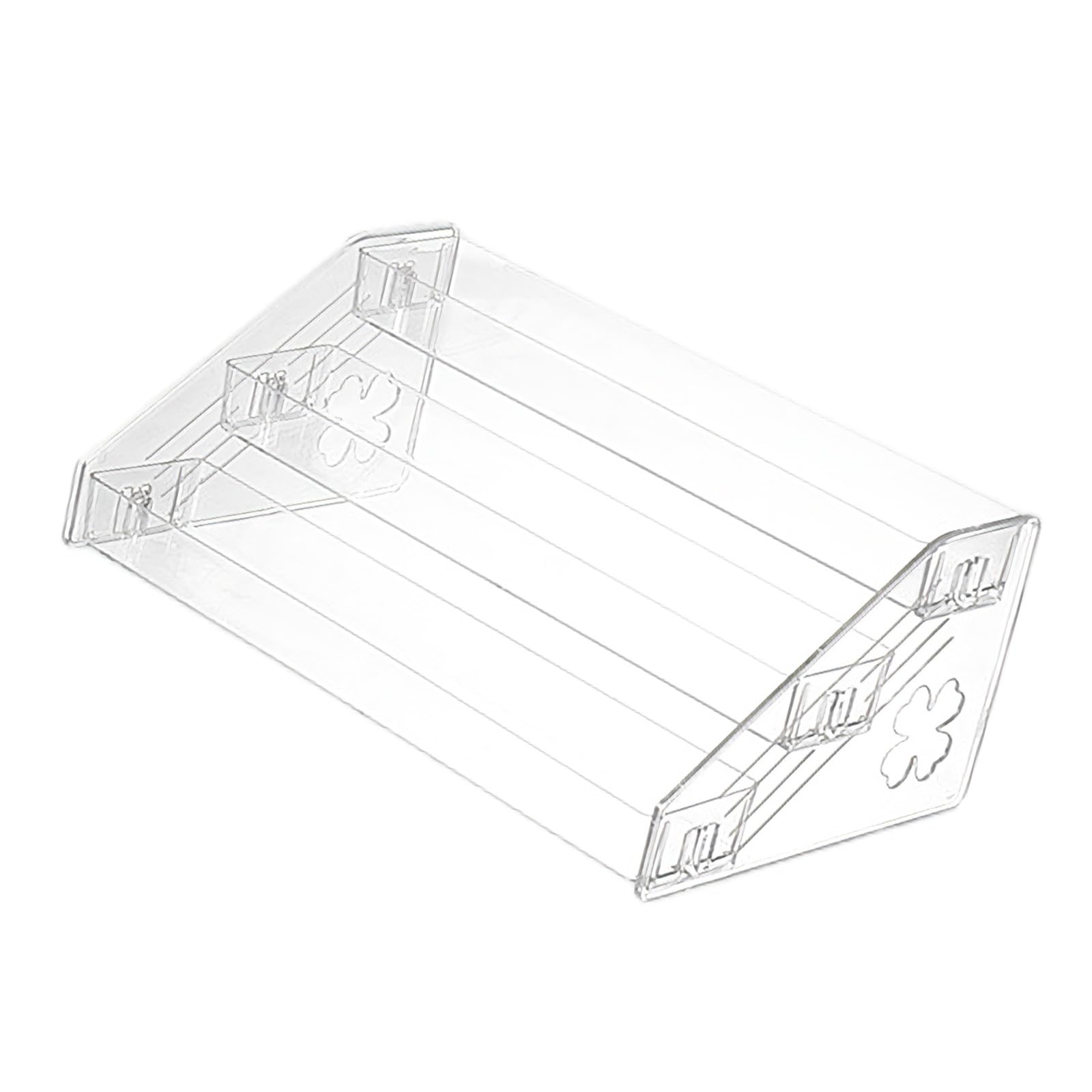 Msioytog Step Storage Rack Desk Stationery Organiser Clear View Organization Stand Space Saving Cosmetics Shelf Step Rack