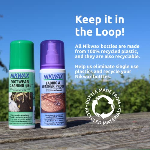 Nikwax Fabric & Leather Footwear Cleaning And Waterproofing Duo-Pack, Spray-On #TOP6