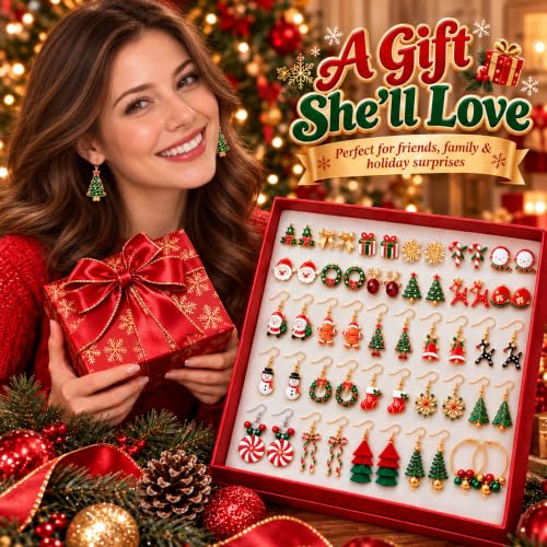 Christmas Earrings Set for Women - image 6