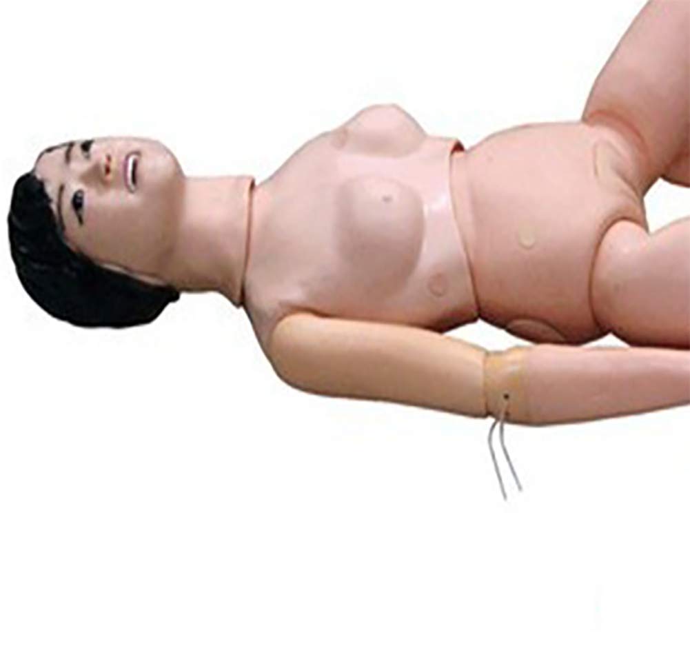 Kombinierte Krankenpflege-Trainingspuppe für Frauen, multifunktionale Patientenpflegepuppe aus PVC für die Krankenpflege, medizinische Ausbildung, Lehr- und Bildungsbedarf