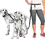 The Buddy System Hands Free Dog Leash and The Double Buddy Pet Leash, Bundle Adjustable Dog Leash...