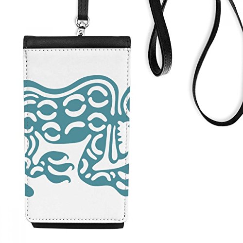 Faux smartphone bourse en cuir Mexique Totems pour vos sorties