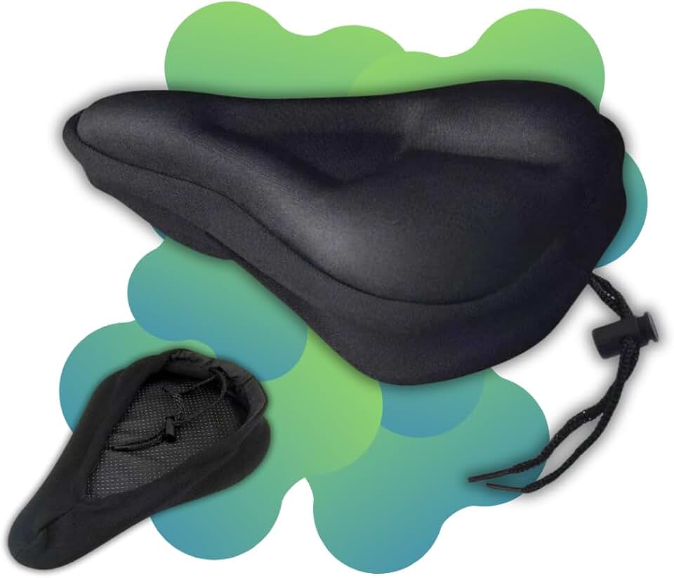 Capa para Selim Banco de Bicicleta Anatômica com Almofada, Ajustável e Regulável, Conforto Extra para Ciclismo, Spinning, BMX, Ergométrica e Mountain Bike – Qualidade Premium LNSTORE