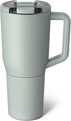 Miniatura 46 de BrüMate Müv – Taza térmica para café, 100% a prueba de fugas, con asa y tapa, de acero inoxidable y doble capa para viajes, de 25 onzas, color lila