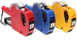 Etiquetadora Manual 8 Dígitos com Refil e Etiquetas