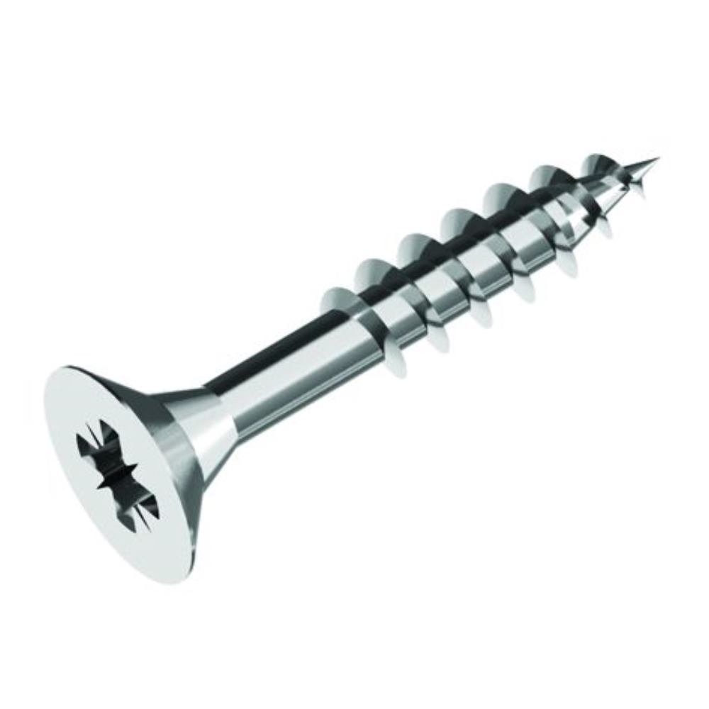 Vis à tête fraisée anti-rouille inox A4 5x90 pour fixations solides