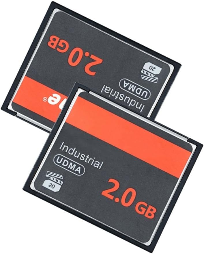 ANXILE 1 PCS 2GB CF Memory Card and 1 PCS PC Card Adapter Camera CF Card UDMA HighSpeed Atable Flash Memory