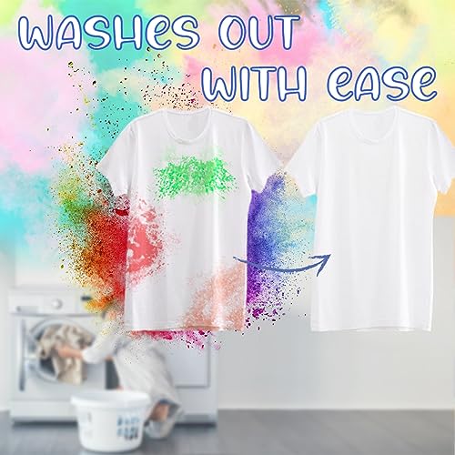 ARELUX Colour Powder Ball, 24 Packs Colours Chalk Powder for Color Run Photography, Party Games with Friends, Photo Shoot, Birthday, Holi Festival