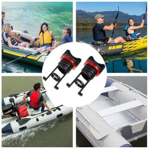 BESPORTBLE 2 Peças De Plugues De Embornal De Caiaque: Plugues De Embornal De Náilon À Prova D'água