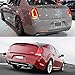 Tonsya 3 IN 1 LED Red Led Bumper Reflector Compatible With 2015-2018 Chrysler 300 Tail Lights Turn Signal Brake Stop & Rear Fog Lamps 68213445AB, 68213444AB; CH1184104N, CH1185104N