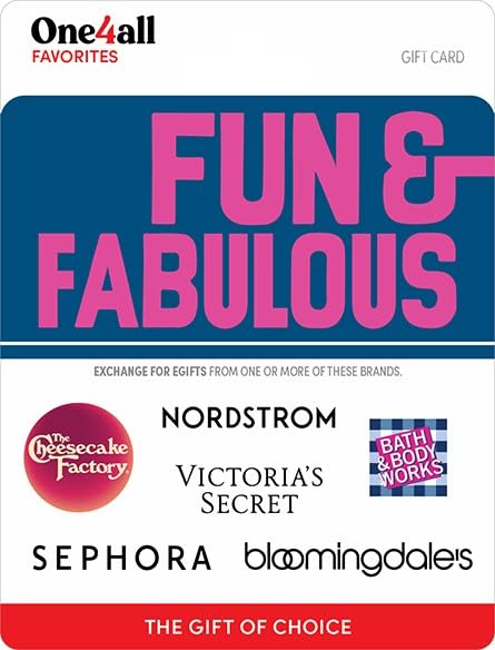 One4all Physical Gift Card (Multi-Brand) | Fun & Fabulous