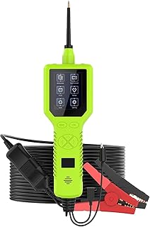 Power Circuit Probe Tester Automotive - MOTOCOCHE Digital Power Circuit Probe Electrical Tester 12V/24V Circuit Tester 13 Languages Automotive Short Finder Voltage Activating Component Tool 33Ft Cable