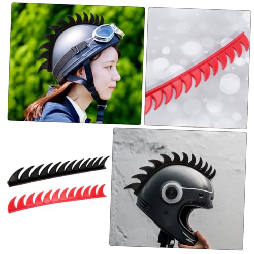 Aileron de casque cyclomoteur pour customiser un casque rayé - 5