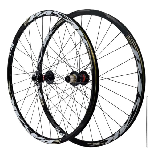 �}�E���e���o�C�N�p�f�B�X�N�u���[�L�z�C�[���Z�b�g 26/27.5/29�C���` MTB�z�C�[�� �X���[�A�N�X�� �t�����g15x110mm ���A12x148mm 32H �A���~���������A7-12���J�Z�b�g�p�i�O���[���A27.5�C���`�j