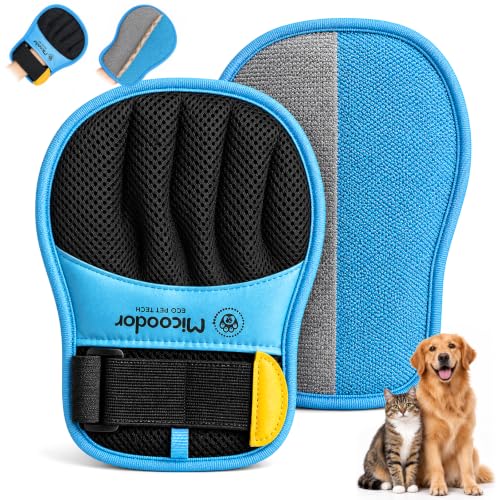 Micoodor Pet Hair Removal Glove for Cats Dogs 2026 Upgraded Reusable