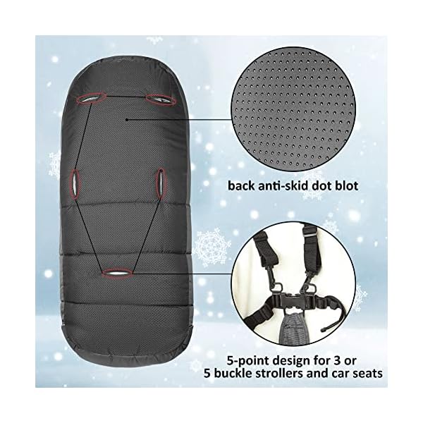 Fairy Baby Baby Fusssack Kinderwagen Universal Wintersack Kinderwagen Fußsack Babyschale – Bild 6