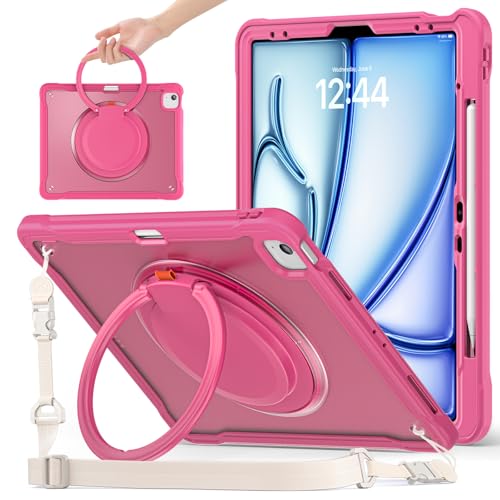 Évitez les bris d'écran avec l'étui iPad Air 13 antichoc enfant rose