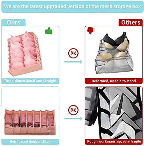 ZYDZ Three-Piece Pink Drawer Organizer Set #TOP14