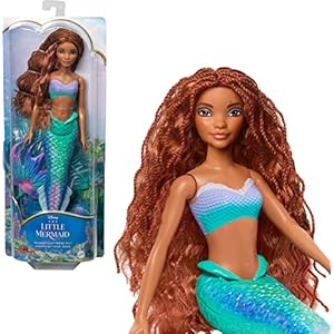 Mattel Disney the Little Mermaid Ariel Doll, Mermaid Fashion Doll with Signature Outfit, Toys Inspired by Disney’s the Little Mermaid