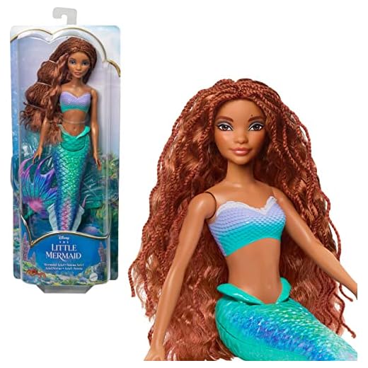 Disney The Little Mermaid Ariel Doll, Mermaid Fashion Doll with Signature Outfit, Toys Inspired by Disney’s The Little Mermaid