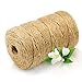 Natur Bio günstig Kaufen-Abio Jute-Schnur 100m 2-3mm Jutegarn 100m Schnur reissfest 100% Natur Jute Kordel Deko Paketschnur Naturfaser Dekoration Verpackung Bindegarn Hanfschnur Spagat Hanfband Juteband (100m, Natur)