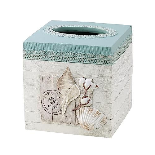Avanti Linens Farmhouse Shell Tissue Cover,Multicolor by Avanti Linens - Used condition - CA$16.67
