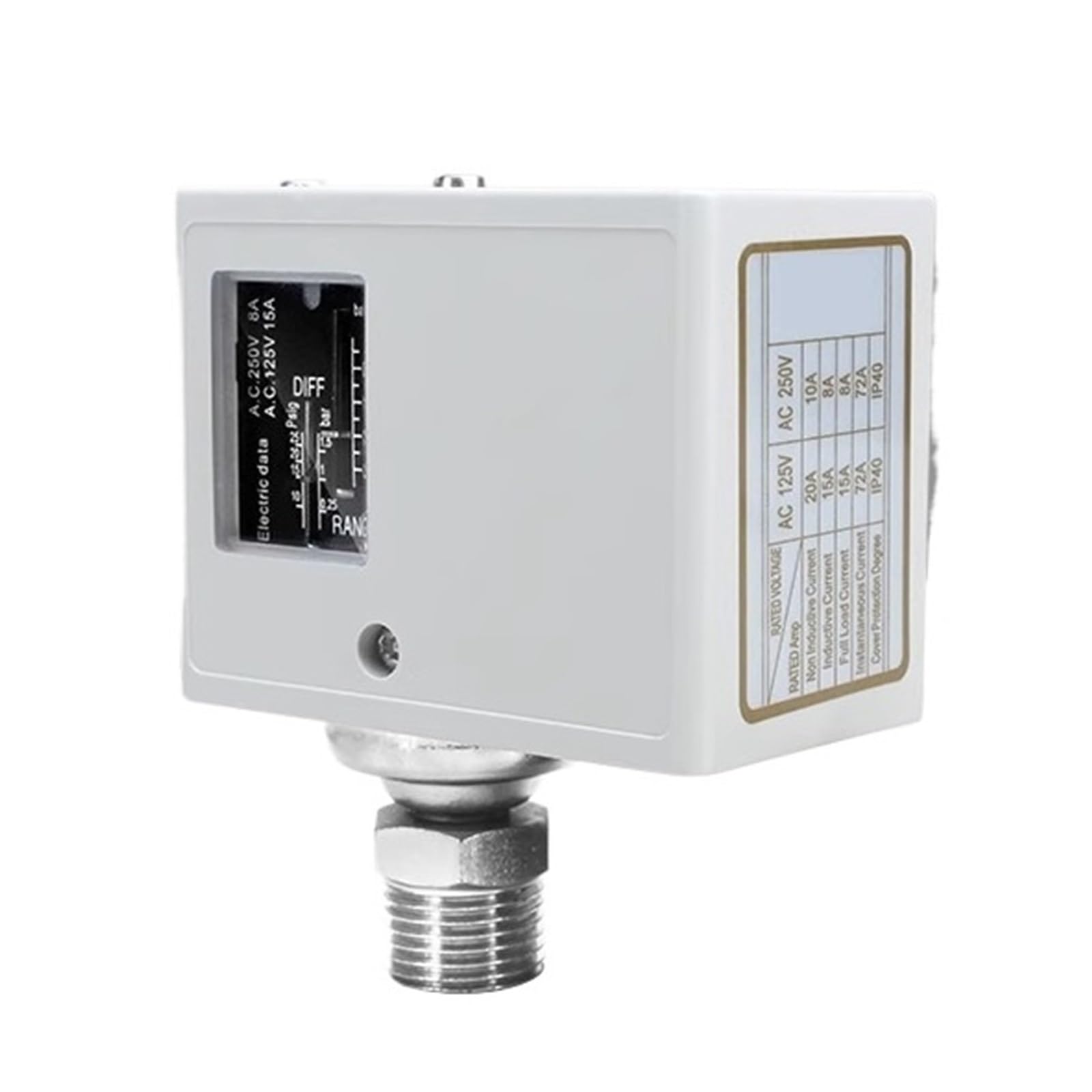 Regulator ciśnienia, 2 Szt. Przełącznik Ciśnieniowy, Sterowanie Elektroniczne G1/4 Cala, Sterownik Pompy Wodnej,dla sprężarki powietrza(SPC-103)