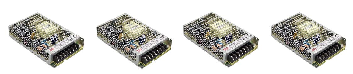 Mean Well LRS-150-24 Switching Power Supply, Single Output, 24V, 6.5A, 156W, 6.26" L x 3.82" W x 1.18" H (4)