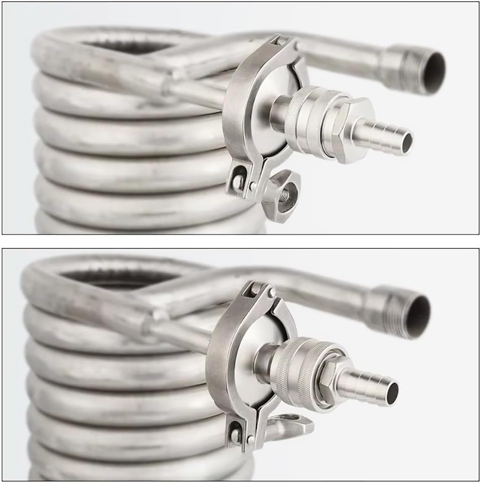 1.5'' Tri Clamp Quick Disconnect Ball Lock Set - Premium 304SS Homebrew Connector Kit for Beer Kegs and Brewing Liquids(50.4 * 15 * 13.4 * 9.4mm)