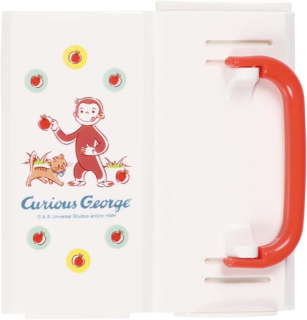 Skater DHP3-A Curious George Beverage Holder, Paper Pack, 3.9 x 2.2 x 3.5 inches (10 x 5.5 x 9 cm), Made in Japan