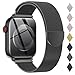 Original Milanese Loop Compatible with Apple Watch Straps 38mm 40mm 41mm 42mm 44mm 45mm 46mm 49mm Women & Men, Magnetic Clasp Adjustable Metal Bands for iWatch Series 11 10 9 8 7 6 5 4 2,Ultra 3,SE 3