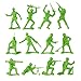 TimMee Plastic Army Men - Green vs Green 96pc Soldier Figures Made in USA