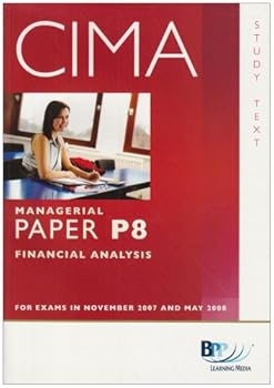 Paperback Cima - P8 Financial Analysis Book