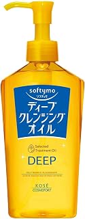 Kose Softymo Deep Cleansing Oil 230ml - Removes Blackheads, Makeup & Impurities Gently for Radiant Skin
