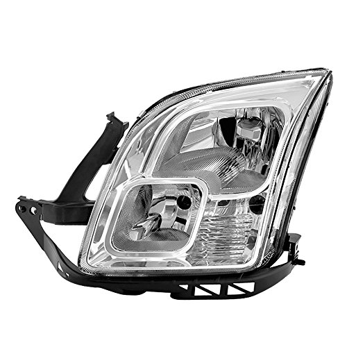 VIPMOTOZ Chrome Bezel OE-Style Headlight Headlamp Assembly For 2006-2009 Ford Fusion, Driver Side