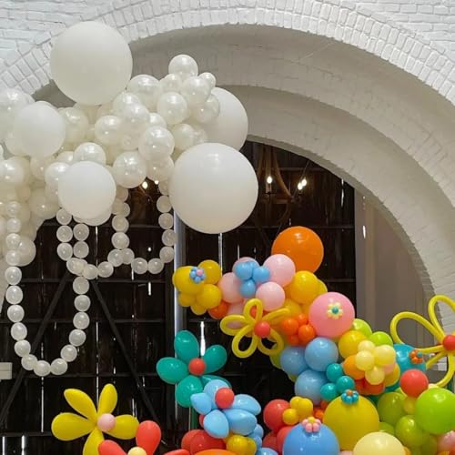 AZOWA 24 Inch White Round Balloon 20 Pack Large White Party Balloons by AZOWA - Used condition - Image 4
