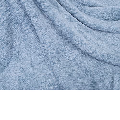 Pavilia Melange Sherpa Blanket Throw Blue Navy | Soft, Fluffy, Microfiber Fleece Blanket For Couch Sofa | Warm Fuzzy Luxury Modern Plush Blanket,50X60 Inches #TOP4
