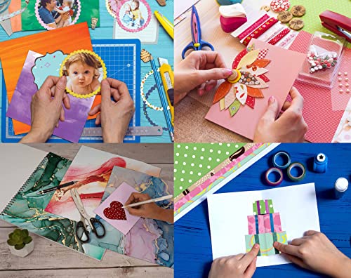 Inkdotpot 25 Owl Print Scrapbook Paper Pad 12" X 12", Single-Sided Scrapbook Paper- Colorful Cardstock Paper Scrapbooking Diy Decorative Background Cardmaking Supplies- Journal Craft Paper #TOP6