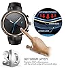 Youniker 5, Asus ZenWatch 3 pellicola protettiva, Asus ZenWatch 3 pellicola salvaschermo trasparente, HD copertura completa, anti-graffio, anti-impronte, Bubble free film #4