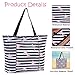 Imagen de Rayson Bolsas de Compra Plegable 46x10x43 cm Impermeable Tote Bag de Playa con Cremallera de Mujer