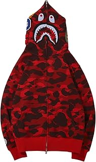 red camo bape jacket