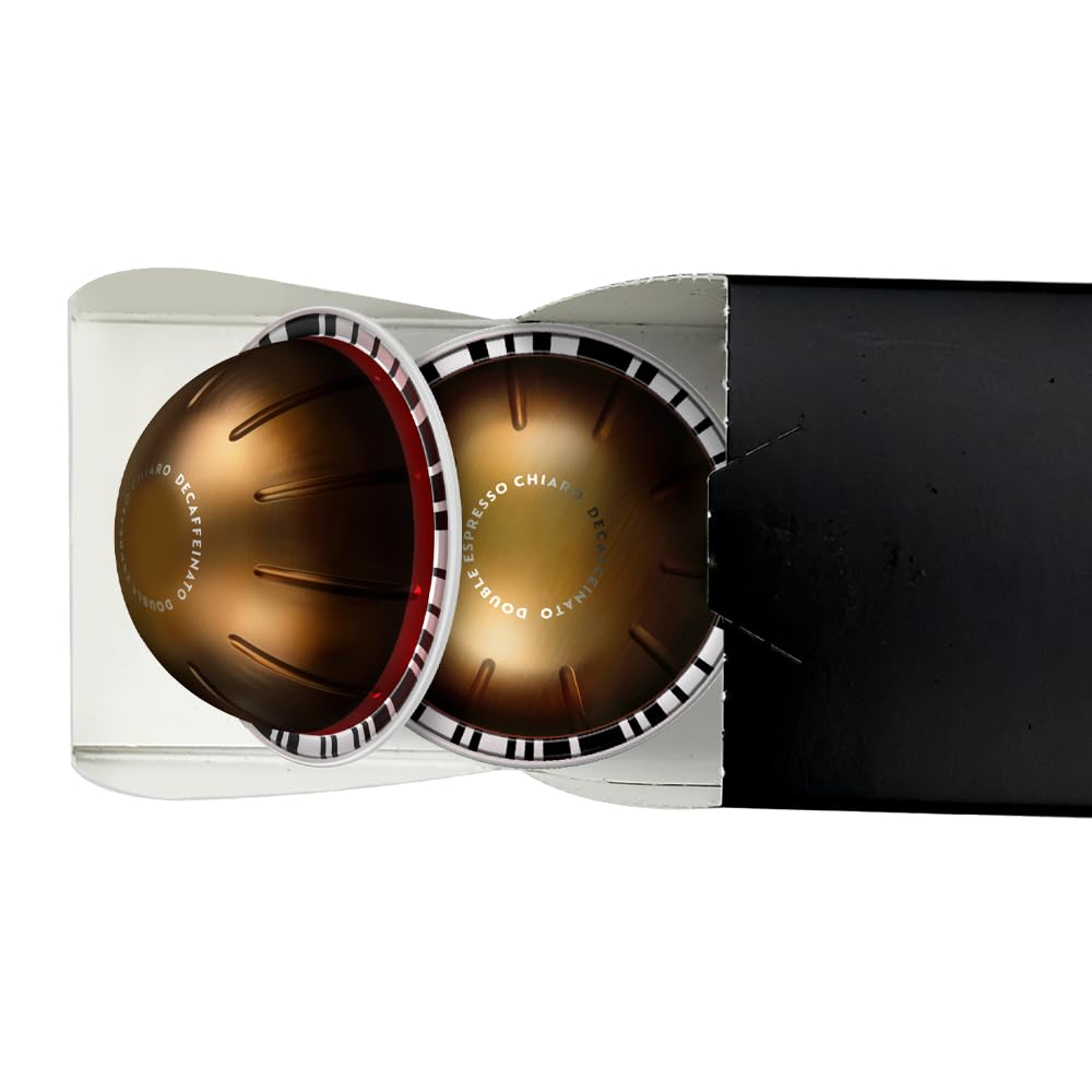 Decaffeinated Assortment of Coffee Capsuels (20 Pods, Decaffein Melozio+Half Caffeinato)